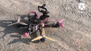 первый полет fpv, учимся, летаем,квадрокоптер!