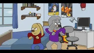 Orville and Hooch Do the Dougie