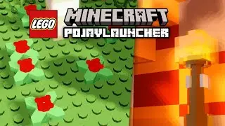 LEGO™ Minecraft в Pojavlauncher на СМАРТФОНЕ - Это самый требовательный РП!