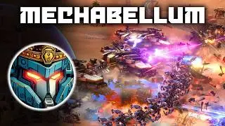 Runde 3 Factory vs fliegende Augen | Mechabellum