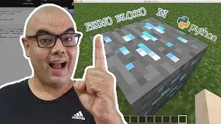 Il nostro primo blocco in Python su Minecraft | Minecraft ITA