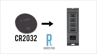 How to change/swap Battery for a 4D Doors Art 4 Button Genuine Remote