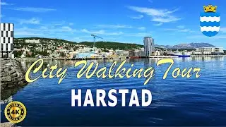 Summer 2024 in a Peaceful Norwegian Town: Central City Walk