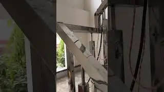 2×2 square paip stairs railing installation process #attitude #shortsfeed#railing#shortvideo #shorts