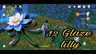 Find glaze lilly easily / Genshin Impact / found 20 glaze lilly in one go / 2022