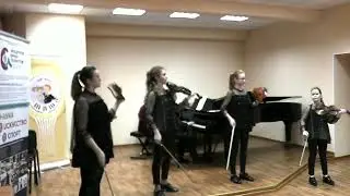 2 Место. Безгодова А., Прядеина С., Леготина С., Русакова В.,  Попов И.