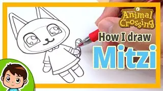 How I draw Mitzi from Animal Crossing
