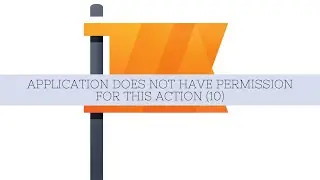 Application Does Not Have Permission for This Action (10) Facebook Pages Manager