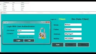 C# Login With User Authentication