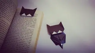 Origami Cat Bookmark, Designed by Jo Nakashima