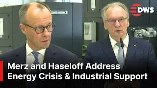 FULL PRESSER: Merz & Haseloff Discuss Energy Costs, Industry Aid & Regional Development | AC1E
