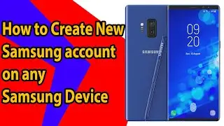How To Create New Samsung Account | Samsung Account Banane Ka Tarika | Make Samsung account