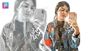 Cara Edit Foto Picsart Efek Double Exposure | Picsart Mobile Editing | Picsart Editing Tutorial