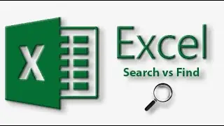 Difference between SEARCH and FIND in Excel