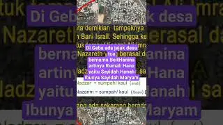 "Ukhta Harun" adalah frasa kunci, Beithanina adalah Nazareth, #quran #shorts #shortvideo #kajian