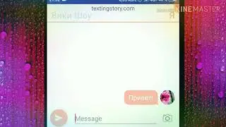 Переписка с Вики Шоу( с ненастоящей)