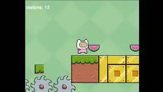 MELON MAN 2D (first Unity game platformer) final version