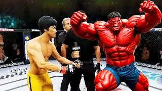 UFC 4 | Bruce Lee vs. Red Hulk | EA Sports UFC 4