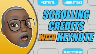 Scrolling Credits for your Videos- Quick & Easy with Keynote