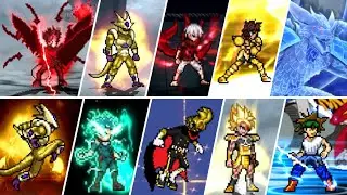Anime War Super Mugen 4 - All New Characters Ultimate Attacks & Transformations Part 1 / Form Mugen
