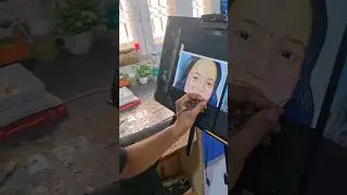 acrylic portrait #short