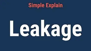 Leakage: Definition in Economics and Examples