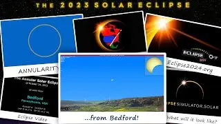 The Annular Solar Eclipse of October 14, 2023 from Bedford, PA