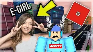 Teaching an E-GIRL how to play ROBLOX...