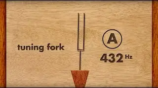 432 Hz Tuning Fork | alternative • warmer pitch