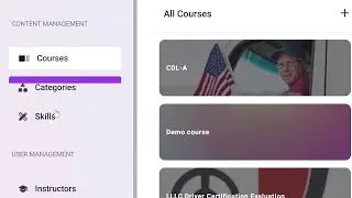 Setting Up A Course in the Instructor Mobile App