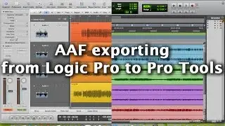 Export projects from Logic Pro to Pro Tools