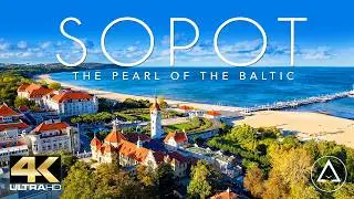 SOPOT IN 4K DRONE FOOTAGE (ULTRA HD) - Poland Beautiful Baltic City Landscapes UHD