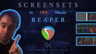 How to Customize and Switch Between Reaper DAW Screen Layouts (Screensets) in 1 Minute (-ish)