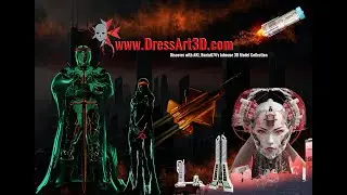 Explore with AKI, Our 3D Models at DressArt3D.com | Ronin074's Exclusive Creations
