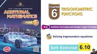 Self-Exercise 6.10 - AddMath Form 5 Chapter 6