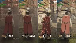 Hogwarts Legacy | RTX 2060 SUPER | Low vs Medium vs High vs Ultra | 1080P DLSS