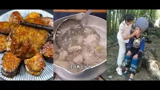 Fresh Weekend Rural Life little boy cook food 115