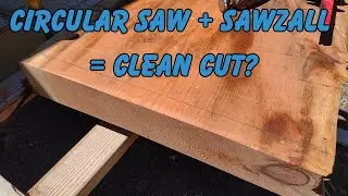 How to clean CUT a thick board
