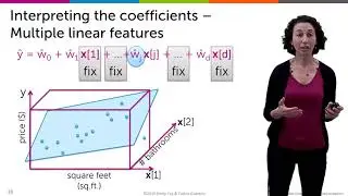 Interpreting the multiple regression fit - Machine Learning: Regression
