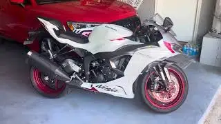 2024 Ninja ZX-6R Muffler Delete - LOUD!!!