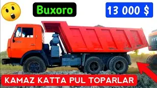 KATTA PUL TOPARLAR 😲 KAMAZ NARXLARI 2021 Buxoro Viloyatidan Siz Sõragan Video 📷