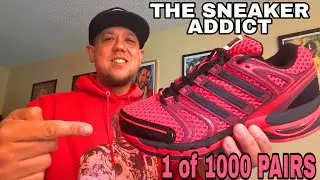 Adidas sends rare 1 of 1000 Sneaker - Clicks Shake Cranberry Control 5 Unboxing Review on Feet 