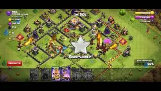 clash of clan  11 town hall bace attack 98%