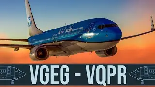 🔴 VGEG to VQPR: Himalayan Challenge in the PMDG 737 - Paro's Dangerous Approach!