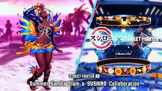 Street Fighter 6 - Summer Samba Slam Fighting Pass & SUSHIRO Collab