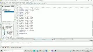 Tutorial 25: Verilog code of 8 to 3 Encoder|| 