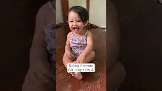 Bumibirit na 11 months old singer 