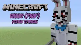 Minecraft Tutorial: Vanny (FNAF: Security Breach) Statue