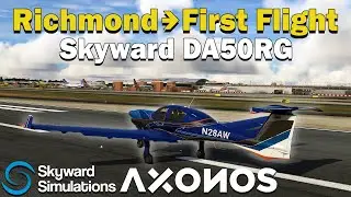 MSFS 2020 | SkyWard DA50RG | Richmond ✈ Norfolk ✈ First Flight