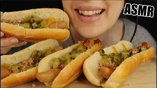 ASMR HOT DOGS SAUSAGES FAST FOOD AMERICAN FOOD | MUKBANG EATING SOUNDS No Talking 먹방 | Kasmia ASMR